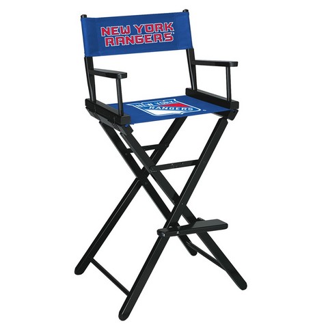 Picture of Imperial 400-4106 NHL New York Rangers Bar Height Directors Chair