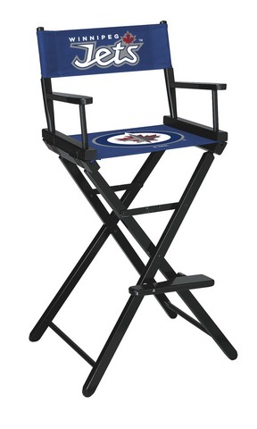 Picture of Imperial 400-4107 NHL Winnepeg Jets Bar Height Directors Chair