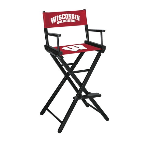 Picture of Imperial 300-6013 College University of Wisconsin Bar Height Directors Chair
