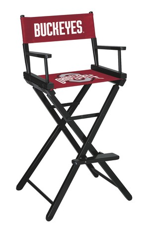 Picture of Imperial 300-6015 College Ohio State Bar Height Directors Chair