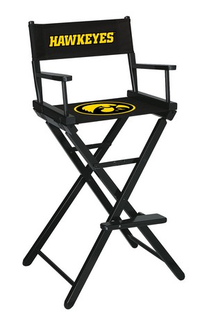Picture of Imperial 300-6018 College University of Iowa Bar Height Directors Chair