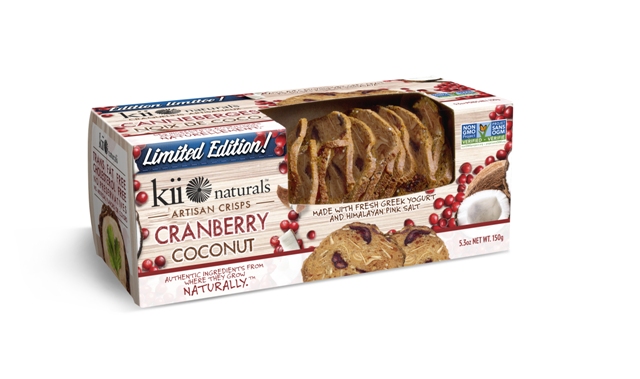 Picture of Kii Naturals Limited Edition Cranberry Coconut Crisps - Case of 12 Packs