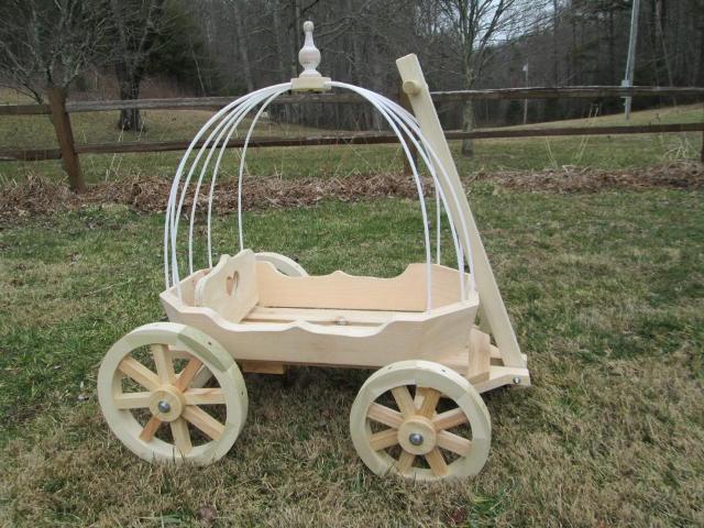 Picture of Mini Wedding Wagons Angel Cinderella Carriage&#44; Unfinished