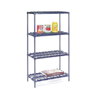 Heavy Duty Starter Shelf Unit - Poly-Z-Brite - 18 x 48 x 63 in.