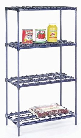 Heavy Duty Starter Shelf Unit - Poly-Z-Brite - 24 x 36 x 63 in.