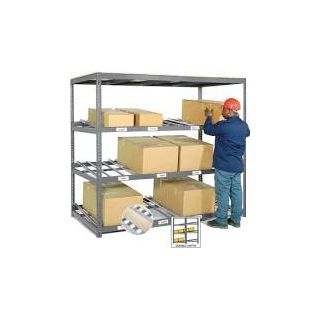 GFR44 4 Level Carton Gravity Flow Rack, 48 x 96 x 84 in.
