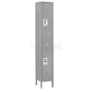 Picture of Nexel Industries IS1836AGY Assembled Single Tier & 3 Door Locker- Gray - 12 x 18 x 60 in.