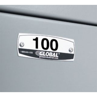Picture of Nexel Industries NPK200 Aluminum 101-299 Numbered Plate Kits for Lockers