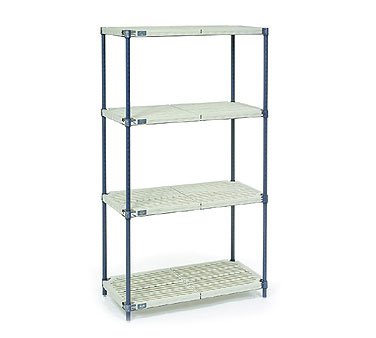 PM18486N Nexelite Plastic Mat Starter Shelf Unit - 18 x 48 x 63 in.