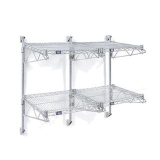 Adjustable Single Shelf Support Kit 18 Deep, Steel, 2PK