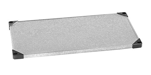 18 x 72 in. Solid Shelf- Galvanized Galvanized