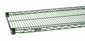 S2460G 24 x 60 in. Standard Wire Shelf, Poly-Green