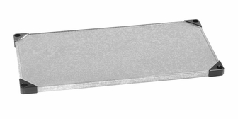 S2460SZ Solid Galvanized Shelf 60inW x 24inD