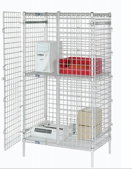 SD36C Door Set, Chrome - 24 x 36 x 59 in.