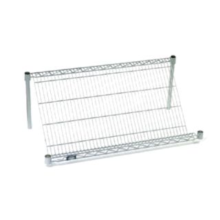SS1836C 36 x 18 in. Chrome Slanted Shelf