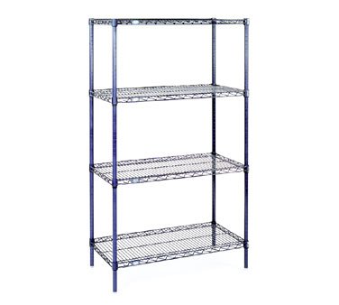 21248C 21 x 24 x 86 in. Plate Starter Shelf Unit, Chrome