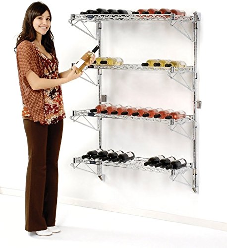 Picture of Nexel Industries WS3618C 18 Bottle Cradle Wine Shelf - 14 x 36 x 34 in.