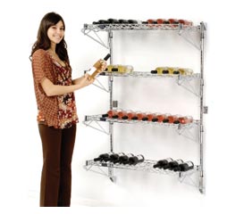 Picture of Nexel Industries WS36362C Bottle Cradle Wine Shelf - 14 x 72 x 54 72 in.