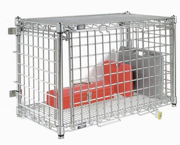 WSE2436C 48 x 24 in. Security Workstation with Wall Mount