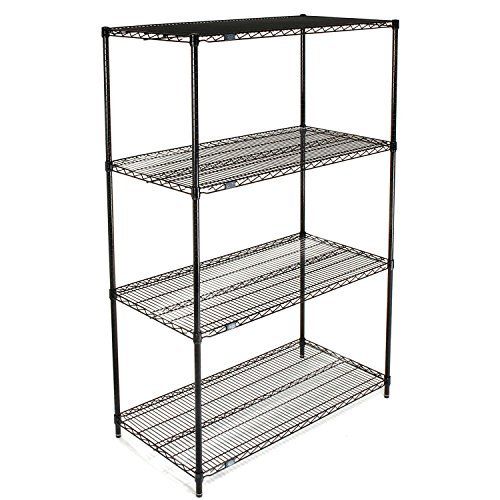 Epoxy 24 x 42 x 86 in. Starter Shelf Unit- Black
