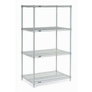 Epoxy 24 x 42 x 86 in. Starter Shelf Unit- Silver