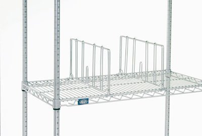Chrome Divider 24D x 8H for Wire Shelves