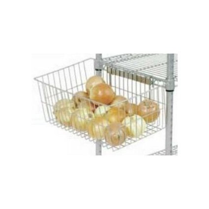 ASW177 Utility Basket, Chrome - 17.375 x 7.5 x 10 in.