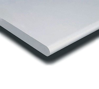 Workbench Top - Plastic Laminate Safety Edge, Light Gray, 72 W x 30 D x 1-5/8 Thick