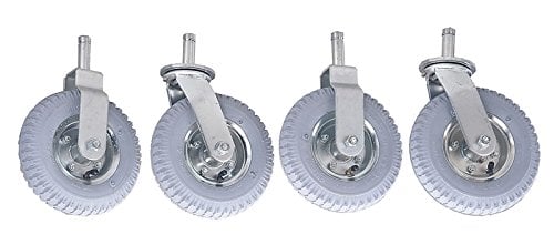 Stem Casters, 4 8 x 2.80, Full Pneumatic, 1000 Lb. Cap.