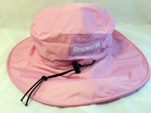 Picture of Seaforth HAT-P Rain Hat Brimmer for Golfer- Pink