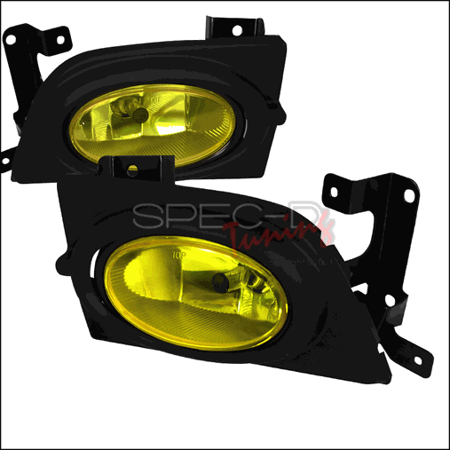 LF-CV064AMOEM-RS 4 Door OEM Fog Lights for 06 to 08 Honda Civic, Yellow - 10 x 12 x 18 in.