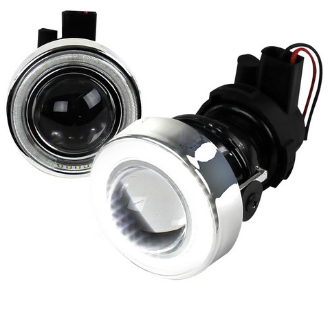LFP-RND3HLED40-WQ LED Halo Projector Fog Lights, Clear - 6 x 6 x 22 in.