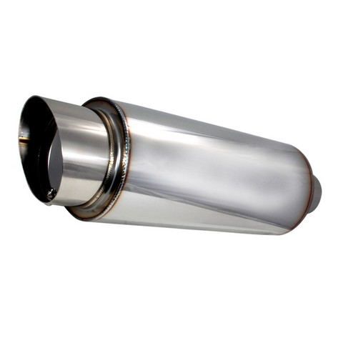 MF-RS341 Fireball-Style Muffler for All- 6 x 6 x 18 in.