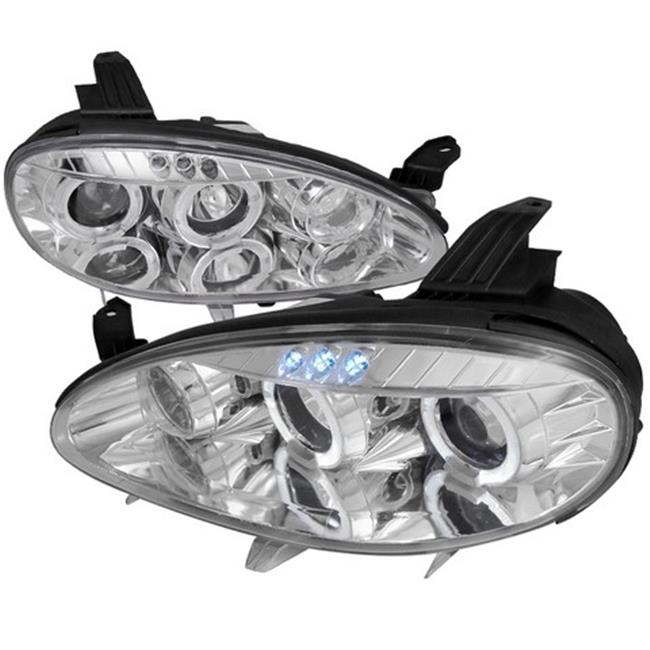 Spec-D Tuning LHP-MX501-TM Halo LED Projector Headlight for 01 to 05 Mazda MX...