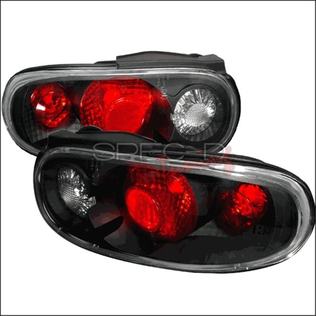 Spec-D Tuning LT-MIA90JM-KS Altezza Tail Lights for 90 to 97 Mazda Miata- Bla...