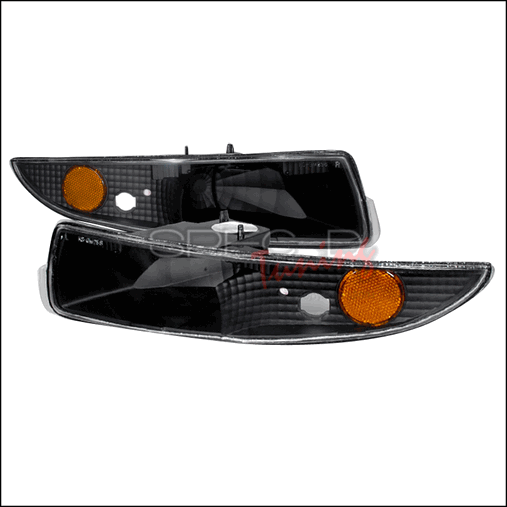 Bumper Lights for 93 to 02 Chevrolet Camaro- Black - 10 x 12 x 18 in.