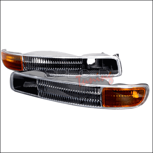 2LB-GMC99JM-KS Bumper Lights for 99 to 05 GMC Sierra- Black - 10 x 12 x 18 in.