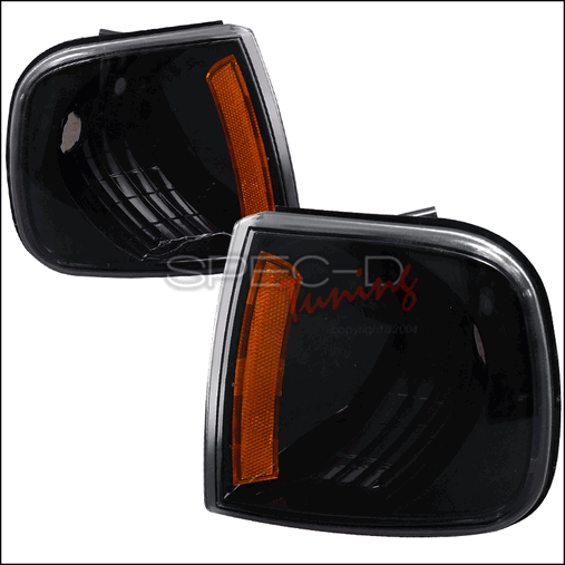 2LC-F15097JM-RS Corner Lights for 97 to 03 Ford F150- Black - 10 x 10 x 12 in.