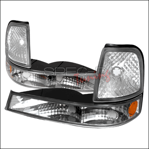2LC-RAN98-KS Corner Lights for 98 to 01 Ford Ranger- Chrome - 15 x 20 x 30 in.