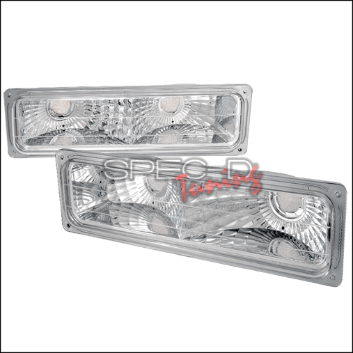 LB-C1094-RS Bumper Lights for 88 to 98 Chevrolet C10, Chrome - 6 x 10 x 18 in.