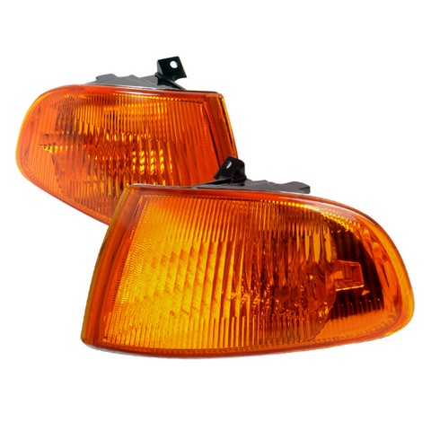 LC-CV923AM-RS 2 by 3 Door Corner Lights for 92 to 95 Honda Civic- Amber - 10 x 10 x 12 in.