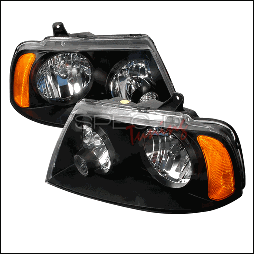 2LH-NAV03JM-KS Crystal Housing Headlights for 03 to 05 Lincoln Navigator- Black - 23 x 21 x 13 in.