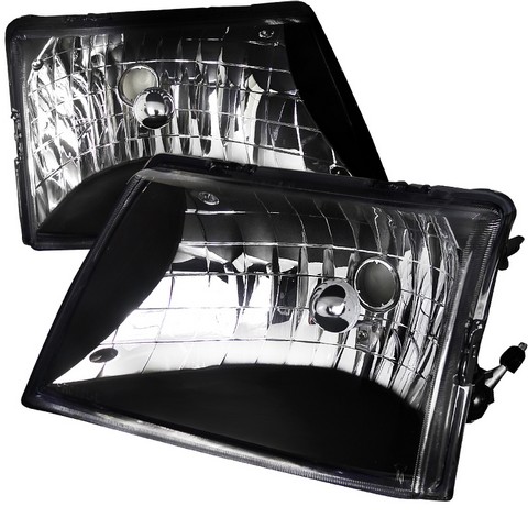 LH-RAN98JM-ABM Euro Housing Headlight for 98 to 01 Ford Ranger- Black - 10 x 12 x 14 in.