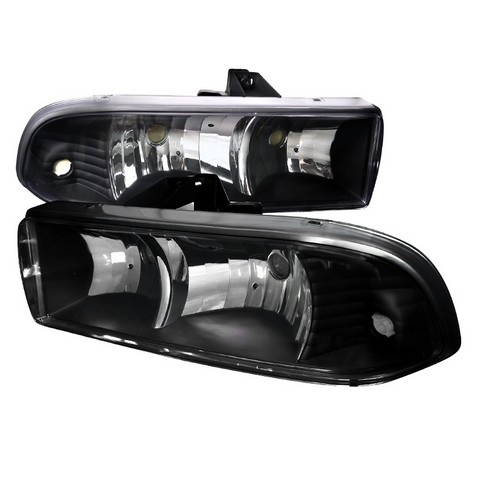 LH-S1098JM-RS Housing Headlight for 98 to 04 Chevrolet S10-Blazer- Black - 8 x 16 x 17 in.