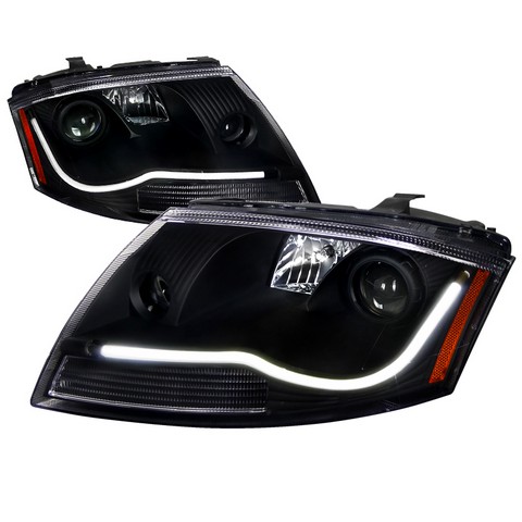 Projector Headlight for 99 Audi TT, Black - 7 x 24 x 24 in.
