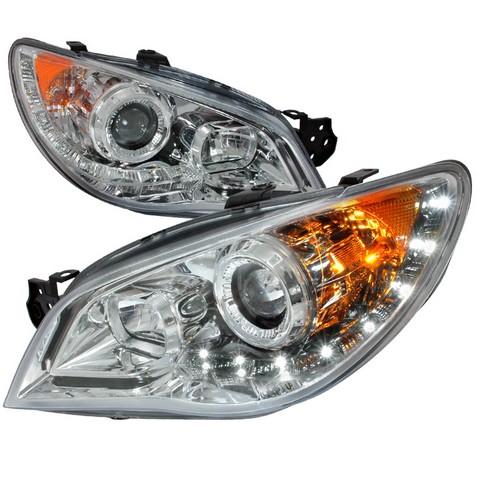 Chrome Projector Headlight for 06 to 07 Subaru Impreza