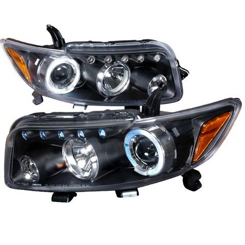2LHP-XB08JM-TM Halo LED Projector Headlights for 08 to 10 Scion XB- Black - 10 x 20 x 25 in.