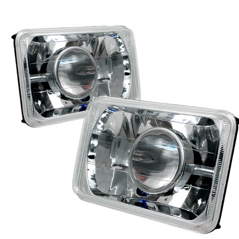 LHP-4X6 4 x 6 Projector Headlights for All- Chrome - 10 x 10 x 12 in.
