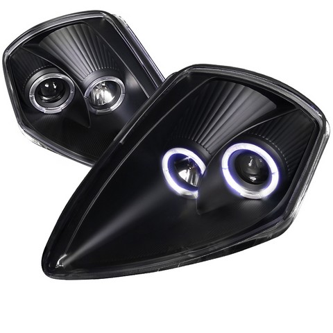 LHP-ELP00JM-ABM Halo Projector Headlight for 00 to 05 Mitsubishi Eclipse, Black - 13 x 17 x 19 in.