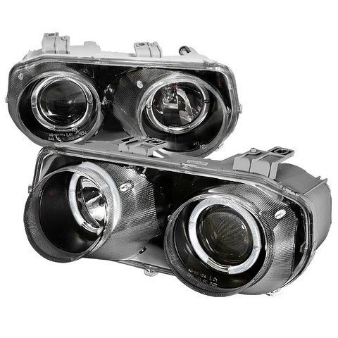 LHP-INT94JM-KS Halo Projector Headlights for 94 to 97 Acura Integra- Black - 10 x 19 x 26 in.
